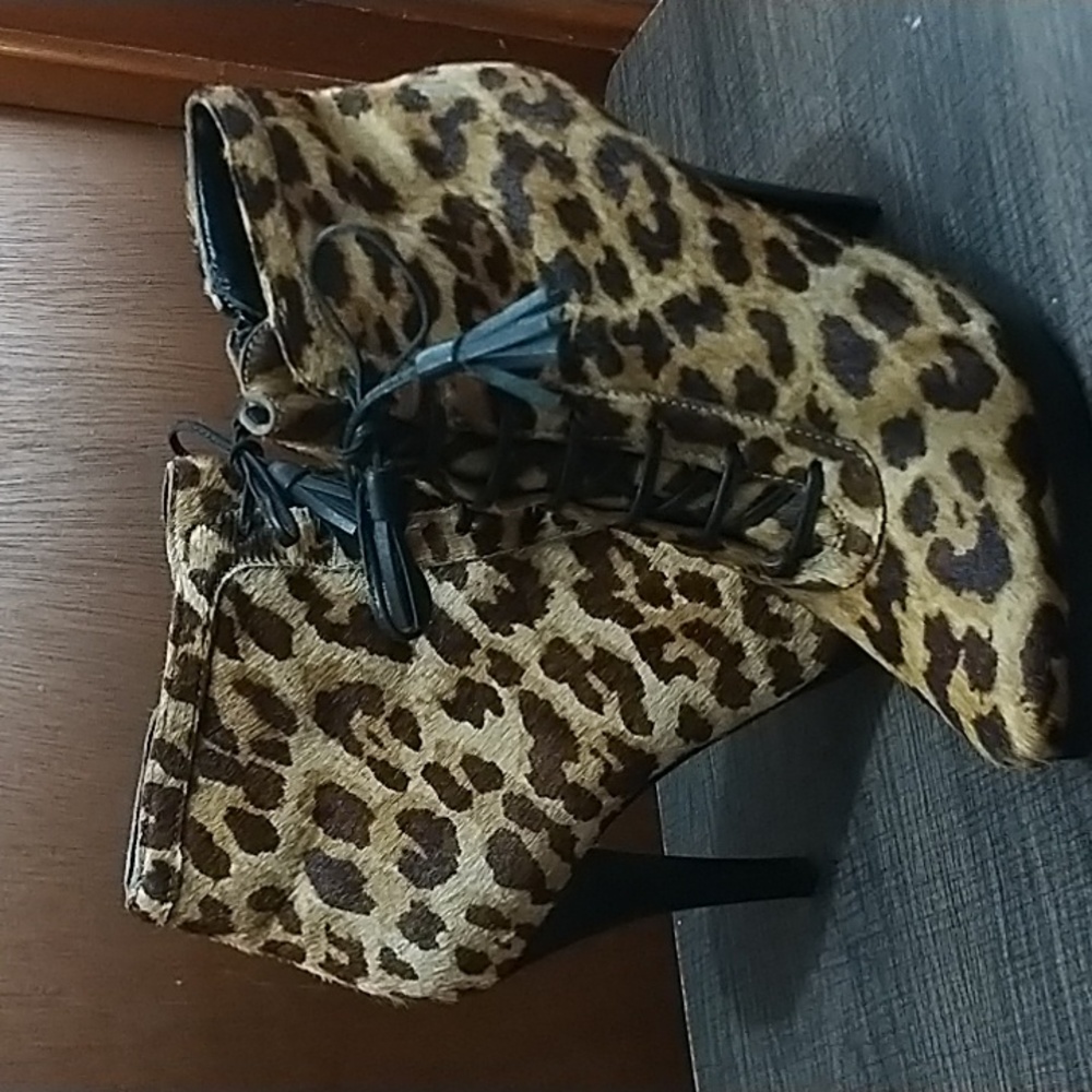 Steve Madden Leopard Heeled Boot
